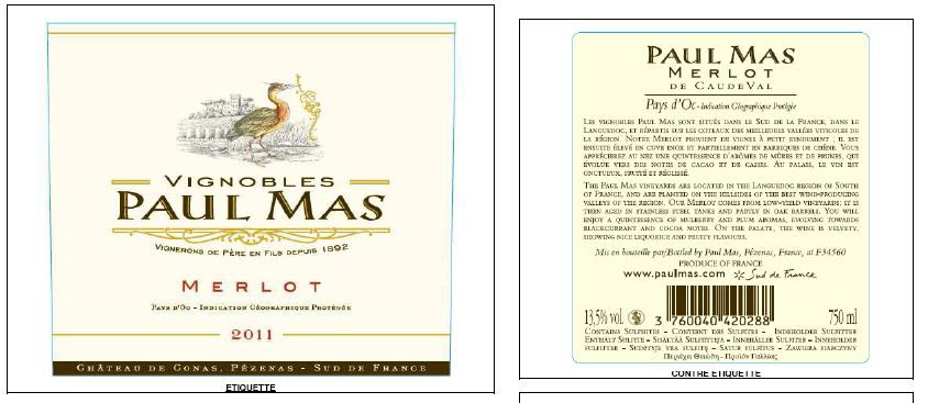 Paul Mas merlot